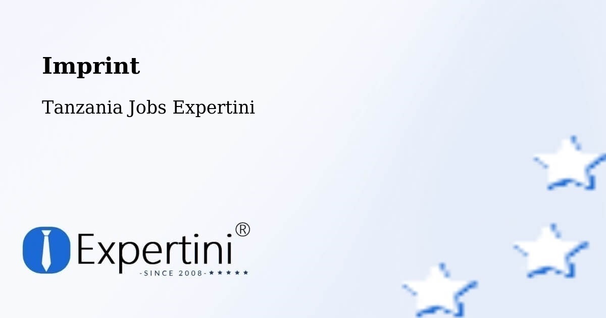 Imprint – Ibaba - Tanzania Jobs Expertini