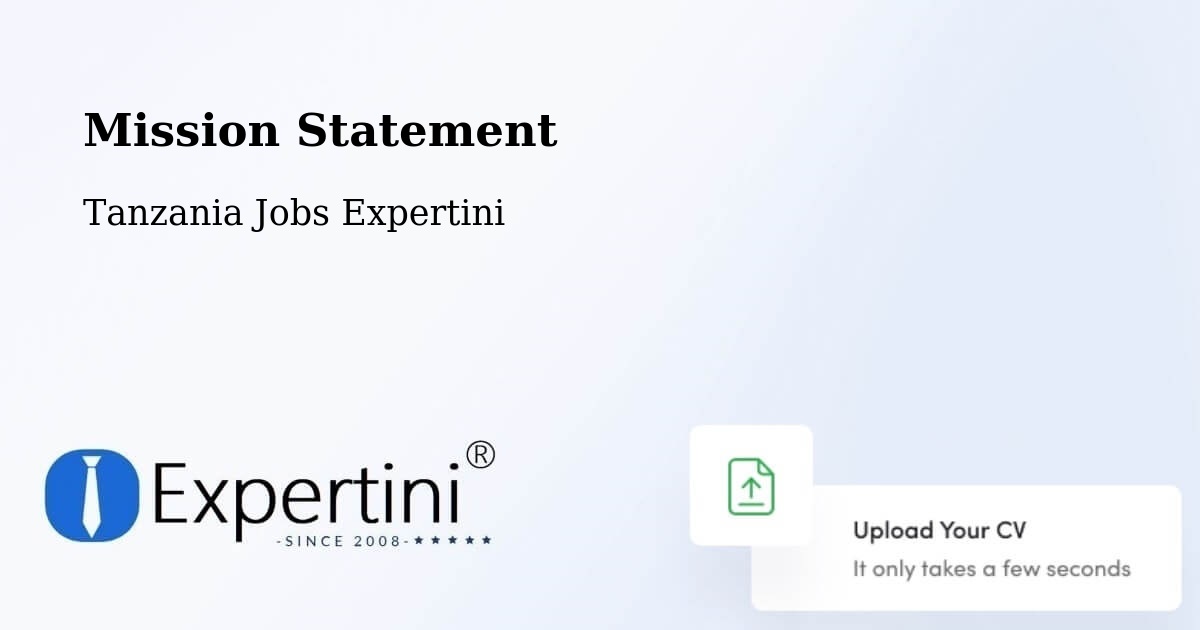Corporate Mission – Ibaba - Tanzania Jobs Expertini